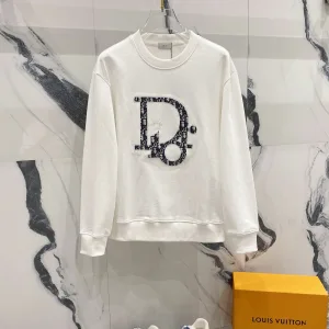 Designer Reps Dior Sweatshirt Red Cotton Pure