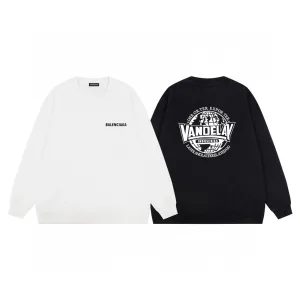 Super Clone AAA Balenciaga Hoodies Red Cotton Pure