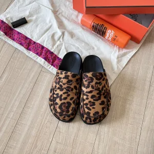 AAA Hermes Slippers Ash Genuine Leather Summer