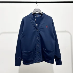 AAA Reps Ralph Lauren Outerwear Blue Cotton Pure Autumn Winter Embroidery