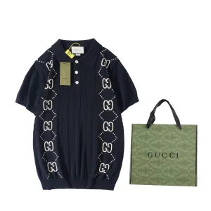 Aaa Designer Gucci Cotton Short-Sleeved Shirts