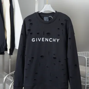 Reps Givenchy Hoodie Red Cotton Pure Plain Weave Screen Printing