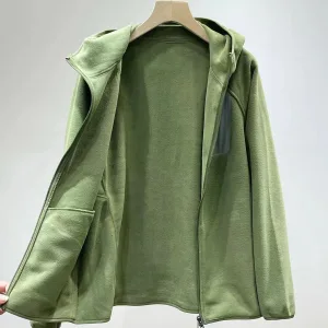 Luxury Archaeopteryx Outerwear Red Fleece Mesh Quick-Drying Spring Autumn Winter