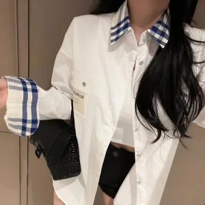 Aaa Luxury Burberry Plaid Shirt For Summer