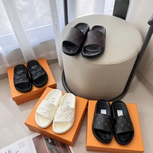 Reps Super Clone Louis Vuitton Slippers Ash