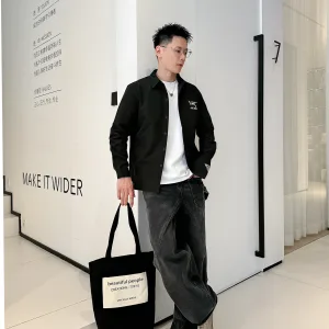 AAA High Quality Archaeopteryx Long-Sleeved Shirt Red Cotton Autumn