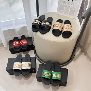 AAA Reps Moschino Slippers Ash Street Style Winter