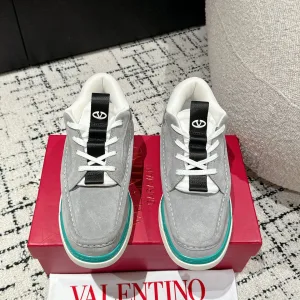 Luxury Super Clone Valentino Sneakers Top-Grain Cowhide Mesh Rubber Breathable