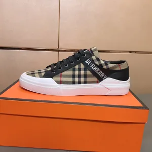 1:1 Aaa Burberry Cowhide Casual Shoes