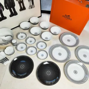 Designer Aaa Hermès Ceramic Soup Bowl