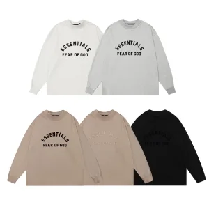 Aaa Fear Of God Fleece Long-Sleeved T-Shirt