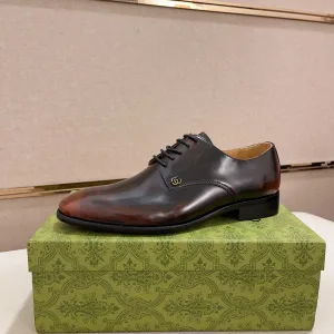 Luxury Gucci Cowhide Leather Shoes