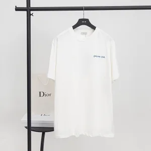 Luxury High Quality Dior Cotton Short-Sleeved T-Shirt