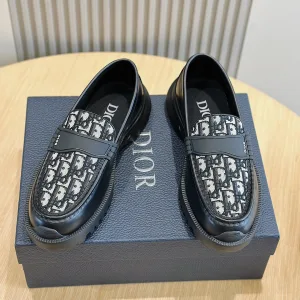 Luxury Dior Calfskin Loafers