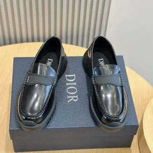 Luxury Aaa Dior Calfskin Loafers
