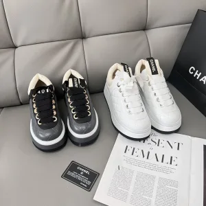 AAA Chanel Casual Shoes Red Spring Early