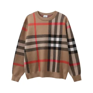 Luxury 1:1 Burberry Jacquard Sweater For Winter