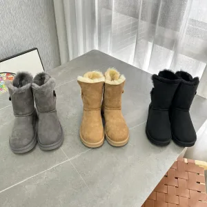 Reps AAA Ugg Sneakers Red Eva Sheepskin Winter