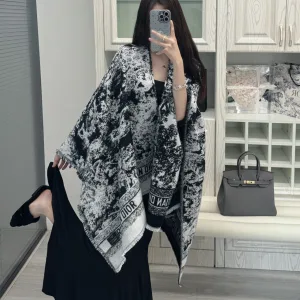 Aaa Dior Jacquard Shawl