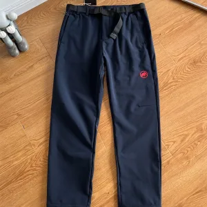 AAA Mammut Belt Blue Nylon Fleece Autumn Winter Slim Fit