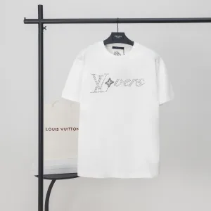 Designer Aaa Louis Vuitton Cotton Short-Sleeved T-Shirt