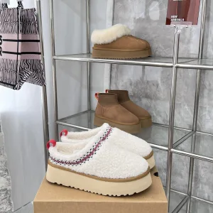 Luxury Super Clone Ugg Snow Boots Wool Lace