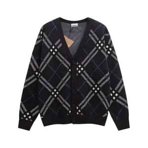 1:1 Aaa Burberry Jacquard Sweater For Winter