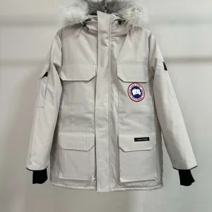 AAA Canada Goose Ruler Red Cotton Duck Down Adhesive Polyester Nylon Fleece