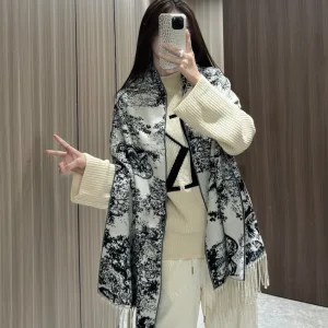 Luxury High Quality Dior Jacquard Scarf
