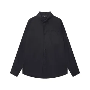 Designer Balenciaga Shirt Red Patch