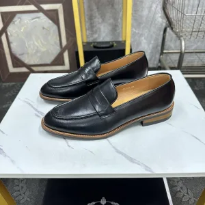 Aaa Luxury Prada Cowhide Leather Shoes