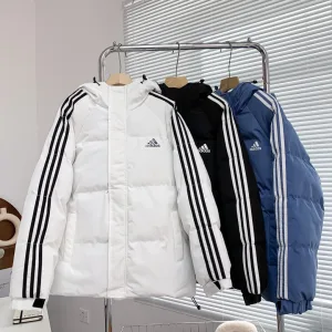 Super Clone Adidas Coat Red Cotton Down Winter
