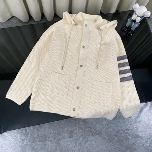 Aaa High Quality Thom Browne Cashmere Coat For Autumn