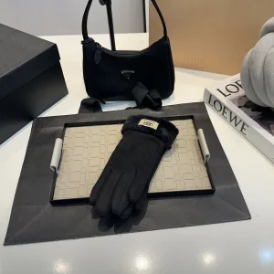 Luxury Designer Ugg Rabbit Fur Gloves For Autumn