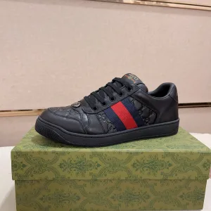 Designer Gucci Cowhide Sneakers For Early Spring