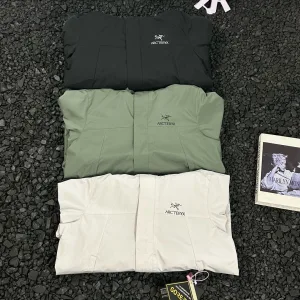 Super Clone Archaeopteryx Outerwear Green Down Outdoor Windproof Autumn Winter Three-Proof Fabric