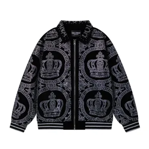 High Quality Luxury Dolce & Gabbana Gold Jacket For Fall