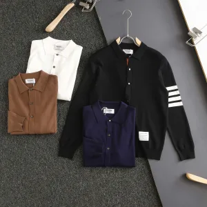Designer AAA Thom Browne Wool Sweater Red Modal Imitation