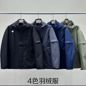 High Quality Hermes Coats Green Duck Down Professional Outdoor