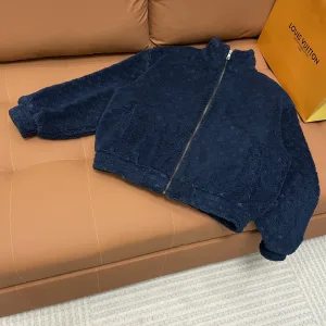 AAA Reps Louis Vuitton Jacket Red Wool Jacquard Understated Luxury Embroidery