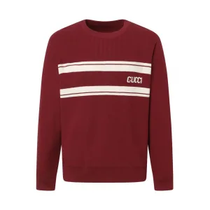 Reps Gucci Long-Sleeved Sweater Red Jacquard