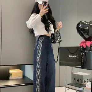 Designer Luxury Dior Jacquard Pants