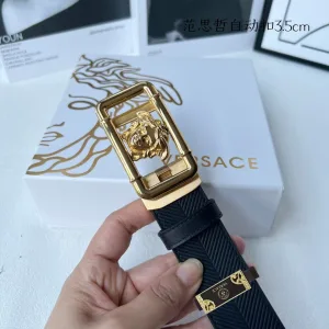 Designer Super Clone Versace Ruler Top-Grain Cowhide