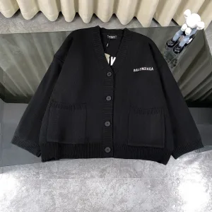 Reps High Quality Balenciaga Outerwear Red Cotton Silk Wool Blend Silky Smooth