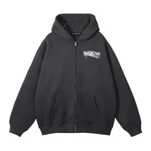 Reps Balenciaga Outerwear Red Cotton Down Fleece Winter