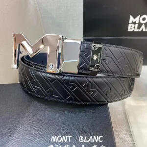 Super Clone Montblanc Belt Top-Grain Cowhide Exquisite Workmanship