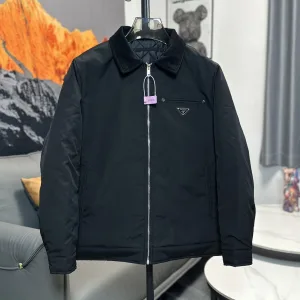 Aaa Designer Prada Corduroy Baseball Uniform For Autumn