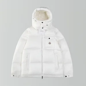 High Quality Monk Down Jacket Red Feather Goose Nylon Fabric