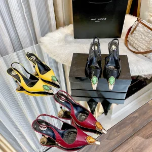 Super Clone Reps Saint Laurent Sandals Red