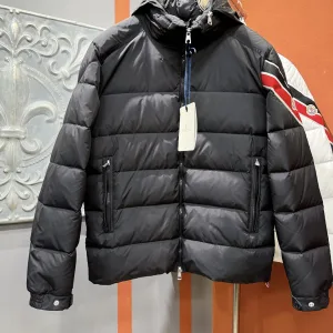 High Quality Moncler Down Jacket Red Silk Goose